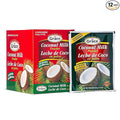 Grace Coconut Milk Powder 1.76oz - 12 Pack - Leche de Coco en Polvo - Caribbean Powdered Coconut Milk - No Preservatives No Refrigeration - Just Add Water - Milk Substitute - Coffee Creamer
