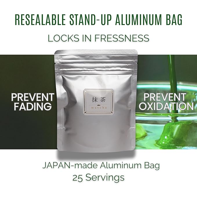 Satoen Authentic Japanese Ceremonial Grade Matcha Powder 1.76oz (50g) - Ceremonial Grade Green Tea Powder from Spring First Harvest - Made in Japan for Matcha Usucha Straight or Latte