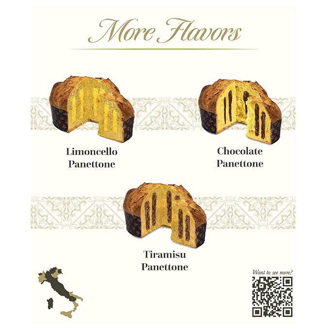 Giusto Sapore Authentic Italian Panettone Filled with Pistachio Cream - New and Imported from Italy Family Owned - 28.21 oz