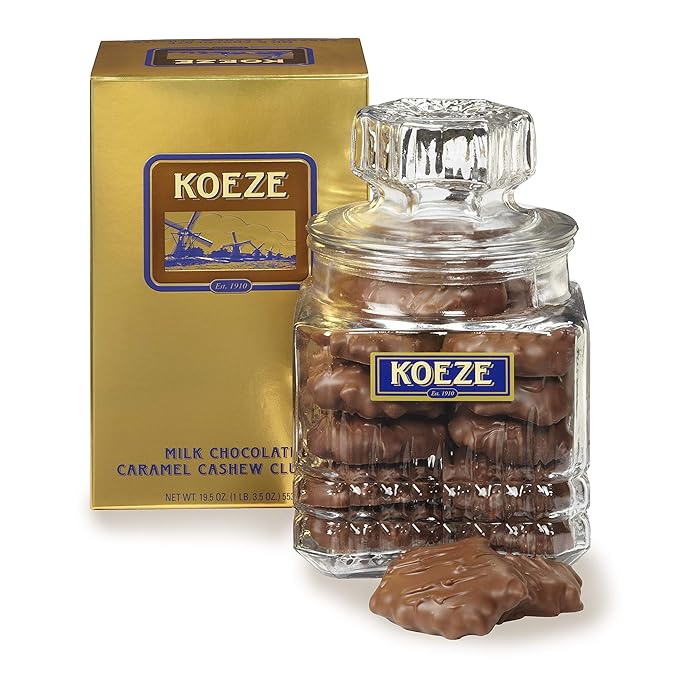 Milk Chocolate Caramel Cashew Clusters - 19.5 oz. Decanter