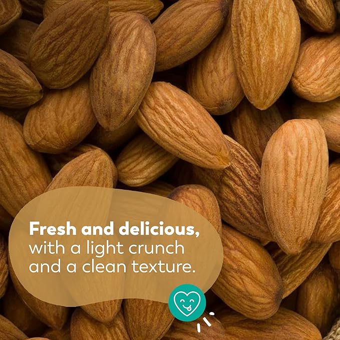 Lark Ellen Farm Organic Sprouted Almonds Unsalted – USDA Organic Raw Vegan Gluten-Free Non-GMO Paleo-Friendly Plant-Based Protein Snack Resealable Bag to Retain Freshness 10 oz (3-Pack)