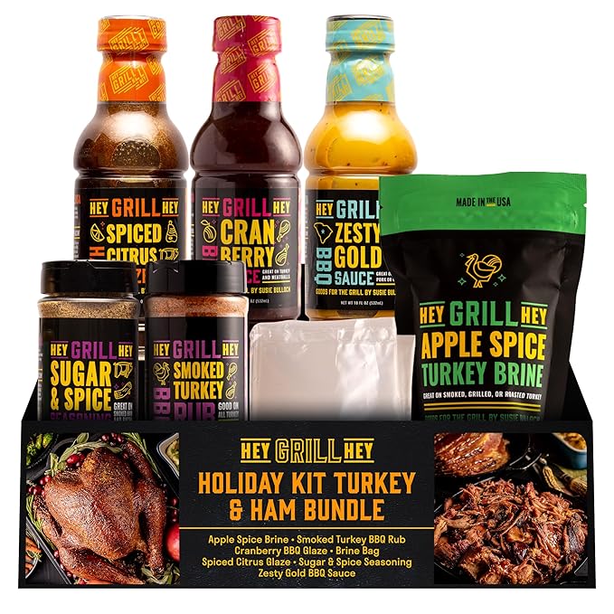 Holiday Kit Bundle | SMOKED TURKEY BRINE KIT &amp SMOKED HAM KIT | INCLUDES BRINE SEASONINGS SAUCES &amp MORE!