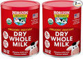 Horizon Organic Instant Dry Whole Milk Powder30.6 ozUSDA OrganicNon-GMOShelf StableGreat for BakingCookingBeveragesEmergency StoragePantry Essential(Pack of 2)