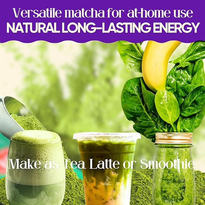 Mushroom Matcha 150g (25 servings 70mg Caffeine Zero Sugar) with Lion’s Mane Cordyceps Reishi Chaga | Adaptogenic Nootropic Calm Energy Gut Support &amp Cognitive Improvement | Miaroo