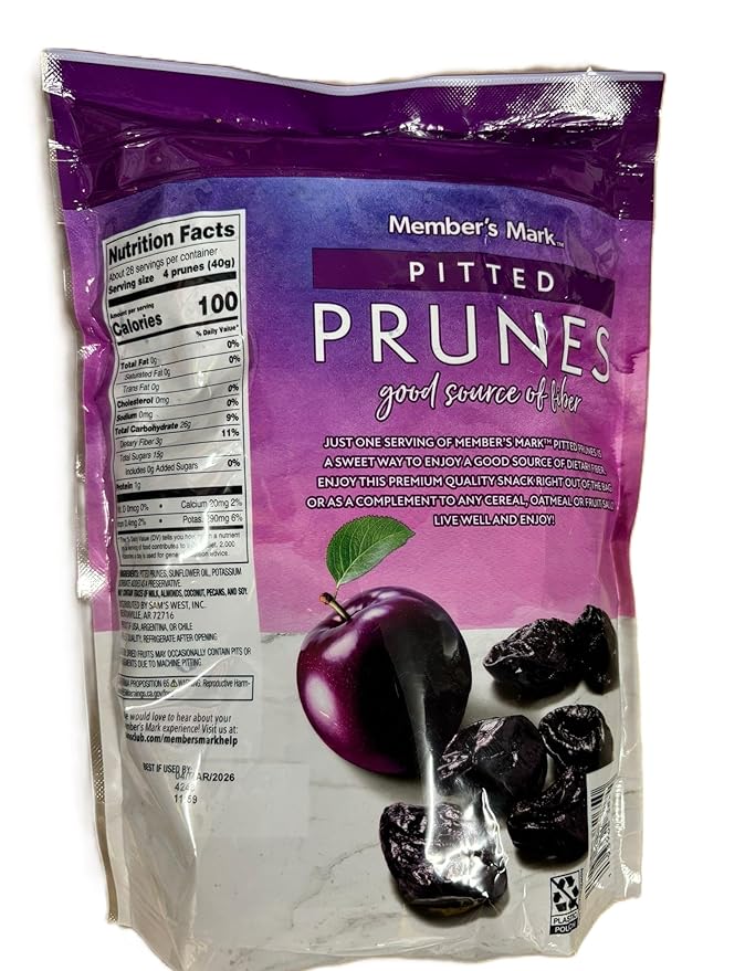 Dried Pitted Prunes 40 oz.