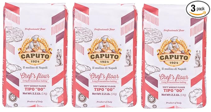 Antico Molino Napoli Antimo Caputo '00' Flour 2.2 Lb (Pack of 3)