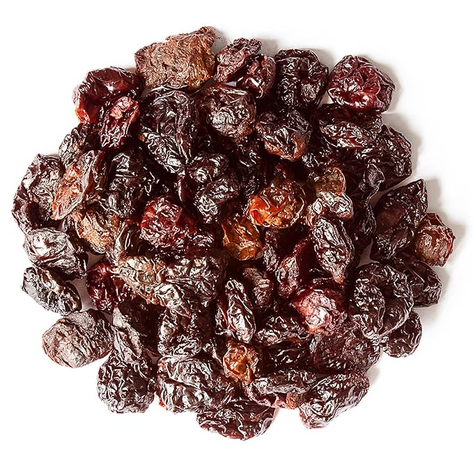 Organic Rainier Cherries 1 Pound - California Sun-Dried Cherries Non-GMO Pitted Unsweetened Unsulfured Non-Infused Non-Oil Added Non-Irradiated Vegan Raw Bulk