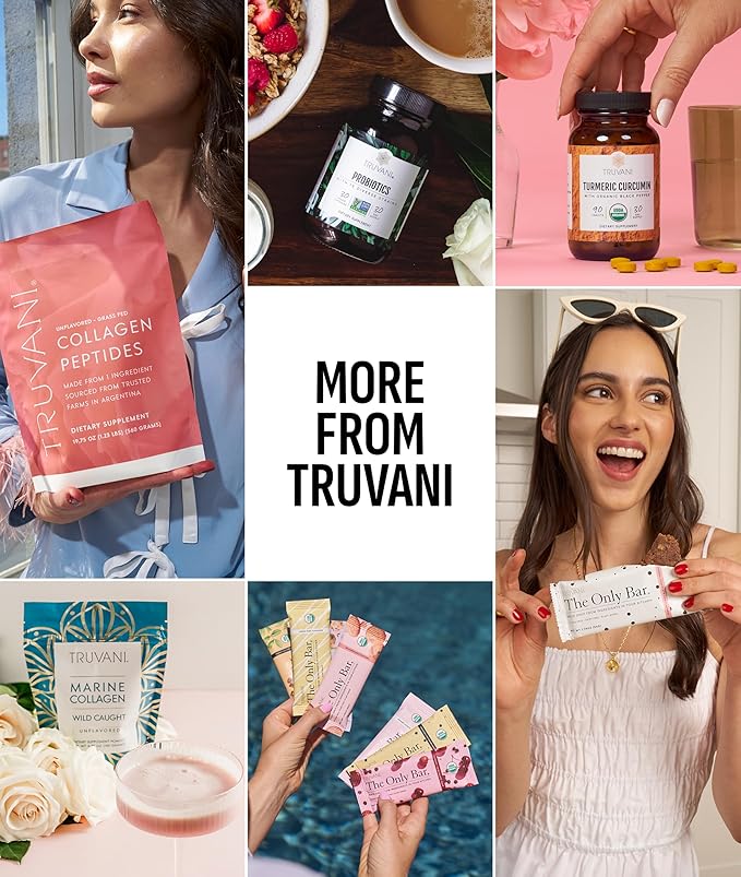 Truvani Vegan Pea Protein Powder | Vanilla | 20g Organic Plant Based Protein | 10 Servings | Keto | Gluten &amp Dairy Free | Low Carb | No Added Sugar
