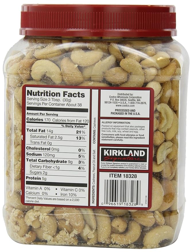 Signature's Cashews 40 Ounce