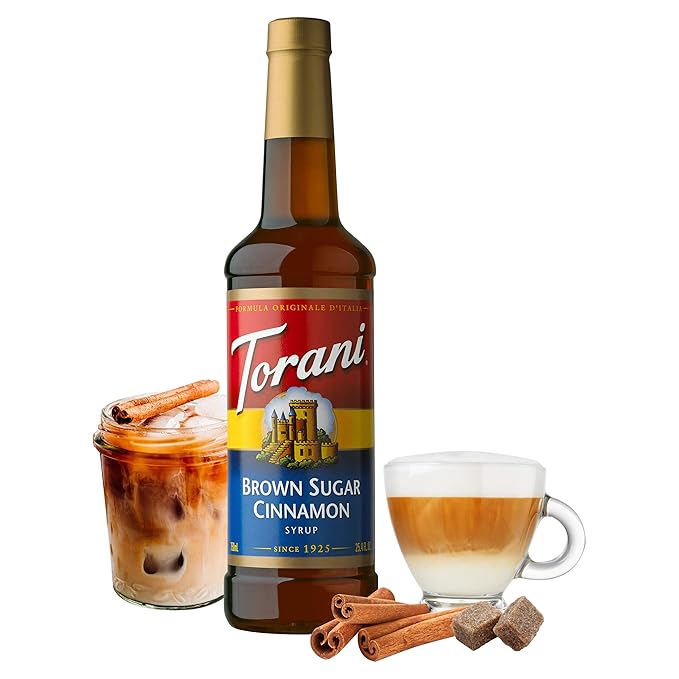 Torani Syrup Brown Sugar Cinnamon 25.4 Ounces (Pack of 4)