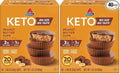 Atkins Keto Peanut Butter CupsNaturally FlavoredZero Grams Added SugarGluten Free20 Count (Pack of 2)