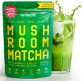 Mushroom Matcha + Lion’s Mane Ashwagandha Collagen - Focus Energy &amp Immune Support - 30 Servings of Adaptogen Superfood Blend for All Day Coffee Alternative