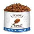 FERIDIES Butter Toffee Candied Peanuts Buttered Toffee Coated Peanuts Ou-Dairy Kosher Certified All Natural Cholesterol Free - 18 Oz Tin
