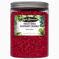 Drink Botanicals | Freeze Dried Raspberry Crumble Grit Pieces | 100% Natural | 5.29oz 150 Grams | Non-GMO | Dried Raspberries for baking Garnishing Cakes | Raspberry Pieces | Pet Recyclable Jar