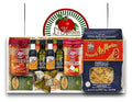 Imported Italian Dinner for Two Meal Kit - Sun-Dried Tomato Pesto Spicy Arrabbiata Pesto Pasta Seasonings and Sweets Gift Box