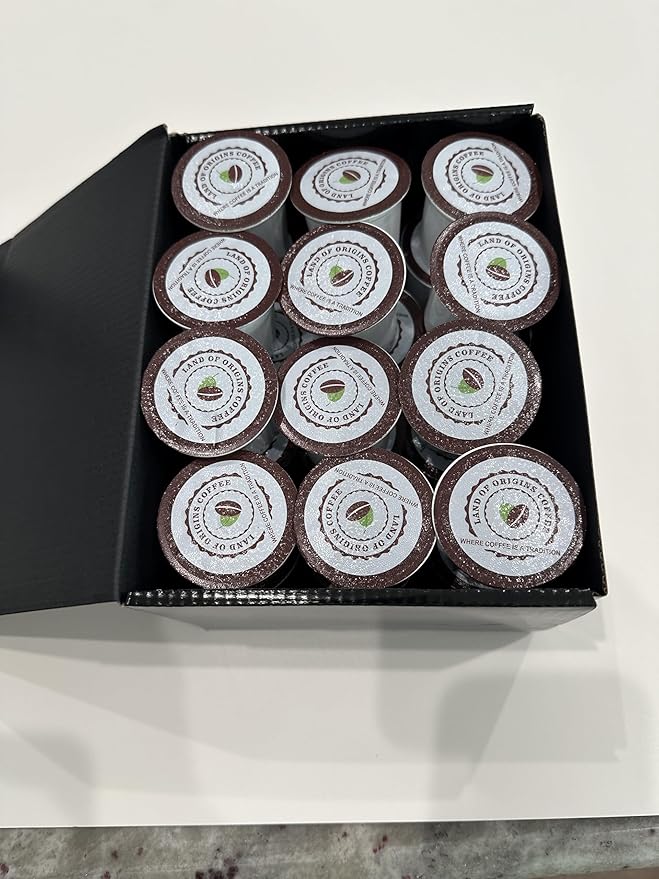 Ethiopian Harrar Coffee Pods – 24 Count | K-Cup® Compatible | Medium Roast Single-Serve Pods with Berry &amp Chocolate Notes | Single Origin Gourmet Coffee for Home Office or Gift