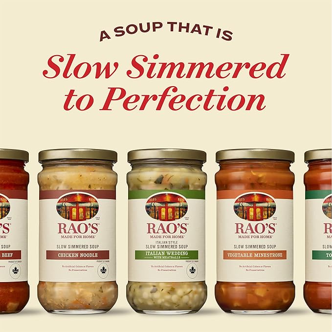 Rao's Homemade | Chicken Noodle Soup | 16oz | Pack of 6