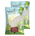 Food to Live Organic White Rye Flour 16 Pounds - Non-GMO Unbleached Light Medium Protein Vegan Kosher Finely Milled Berries Great for Baking Cookies Muffins Bread and Sourdough