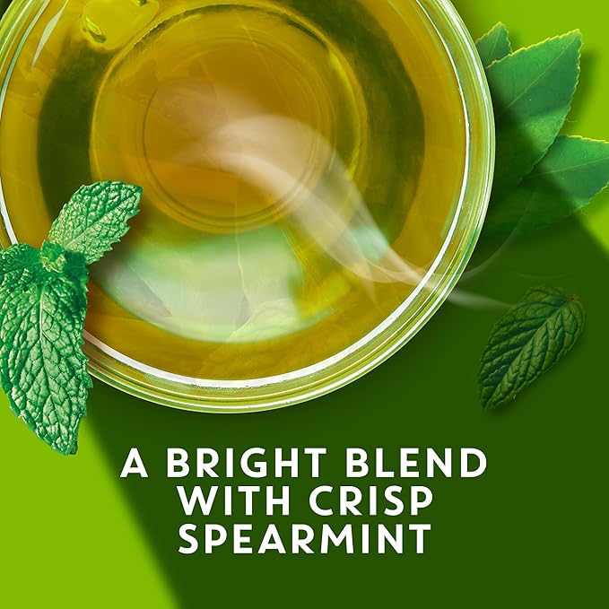 TAZO Organic Zen Green Tea Bags Caffeine Free Tea with Refreshing Lemongrass &amp Spearmint 144 Total Tea Bags (36ct - Pack of 8)