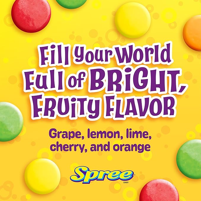 Wonka Spree Original Hard Candy 5 Ounce Theater Candy Boxes (Pack of 12)