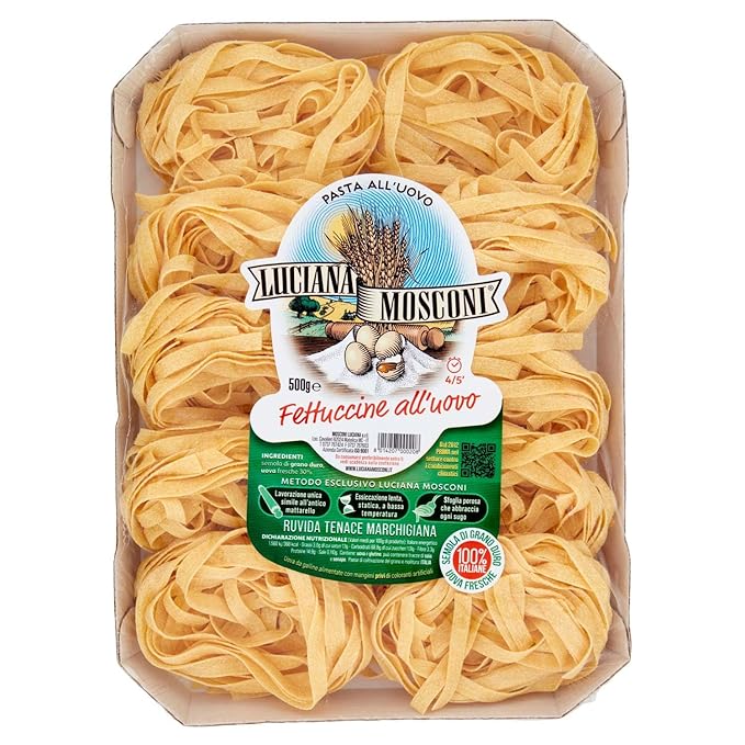 Luciana Mosconi Egg Fettuccine Pasta 500gm 17.64oz