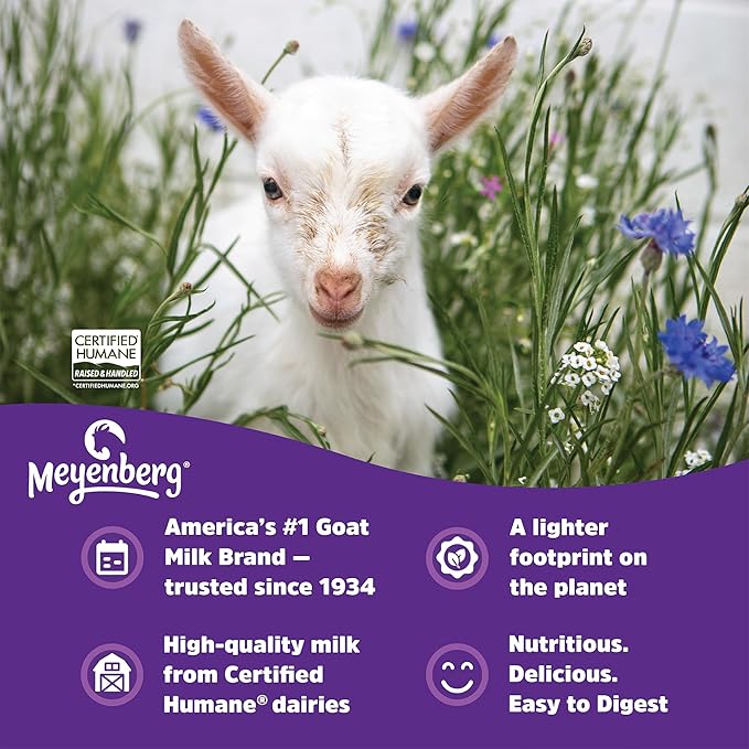 Meyenberg Whole Powdered Goat Milk 16oz pouch Amazon Exclusive Kosher Gluten Free 6pk