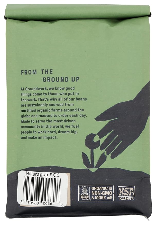 GROUNDWORK COFFEE CO Organic Nicaragua Medium Roast Coffee 12 OZ