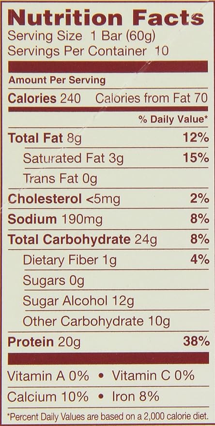 ThinkThin Protein Bar Gluten Free Chocolate Fudge 10 Count
