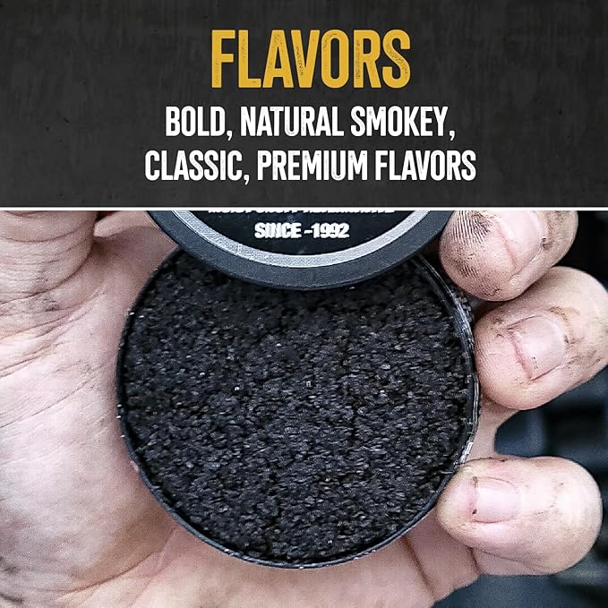 10 Cans BaccOff Original Fine Cut Black Tea Base with Bold Smoky Flavors