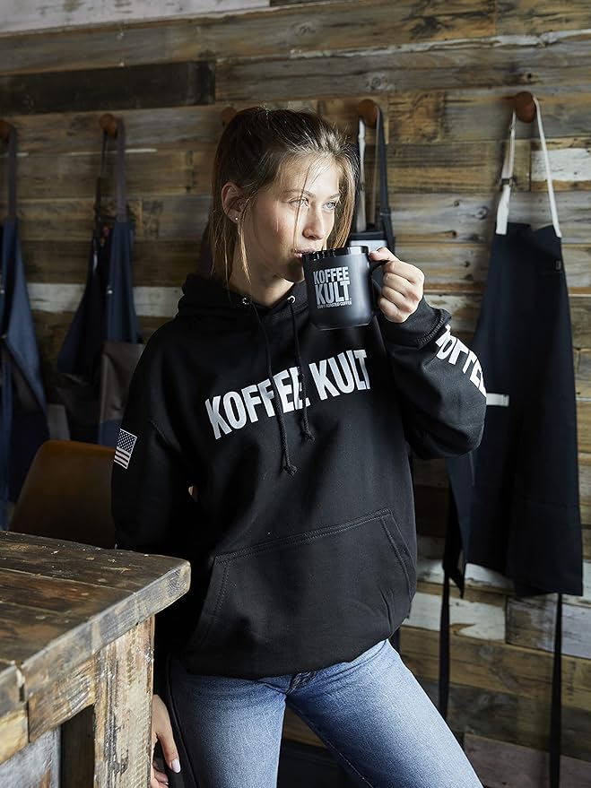Koffee Kult Dark Roast Ground Coffee - Small Batch Gourmet Aromatic Artisan Blend 100% Arabica Coffee Organically Sourced (Ground 12oz)
