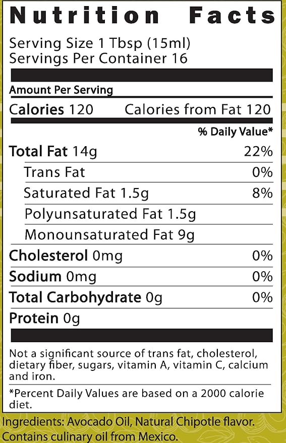 Pacifica Culinaria COLD PRESSED Extra Virgin Avocado Oil Made in USA 8.5 fl oz (250ml) Bottle (Toasted Onion Avocado Oil)