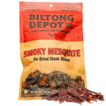 Biltong Depot Smoky Mesquite Biltong Slices - 8oz | Air-Dried Beef Jerky Snack | High Protein | Paleo &amp Keto Friendly | Zero Sugar | Gluten Free | No Artificial Preservatives | No MSG
