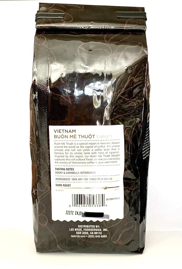 Delicious Vietnamese Milk Coffee Style - Buon Me Thuot Dark Roast Whole Bean Coffee and Condensed Milk