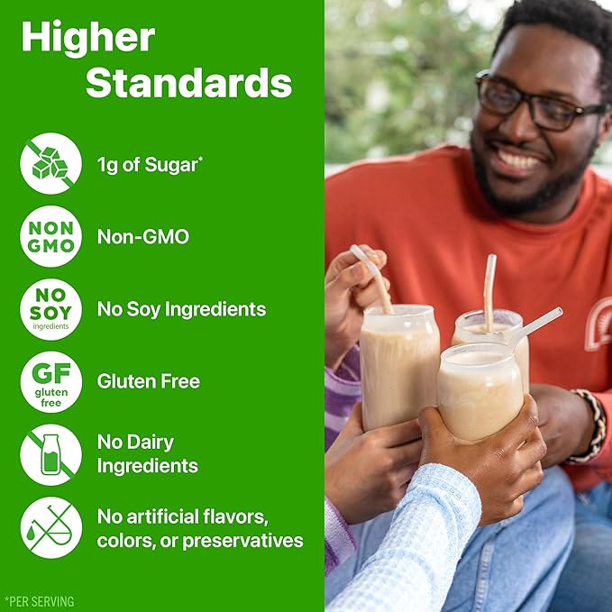 Orgain X Justin's ® Organic Vegan Nut Butter Protein Powder Peanut Butter- 20g Plant Protein 2g Sugar Gluten Free No Dairy Soy Ingredients or Artificial Flavors 1.17 lb