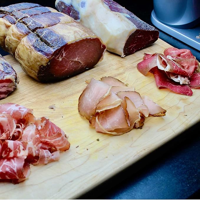 UMAi Dry Large Charcuterie Kit Easy Bundle Pack of 3 8x18 in Dry Aging Bags for 5 lbs of Meat Bresaola Spice Blend &amp Premixed Curing Salt Create Gourmet Charcuterie Boards in Refrigerator Over