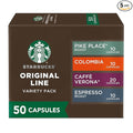 Starbucks by Nespresso Original Line Intense Variety Pack 50-count Espresso Pods