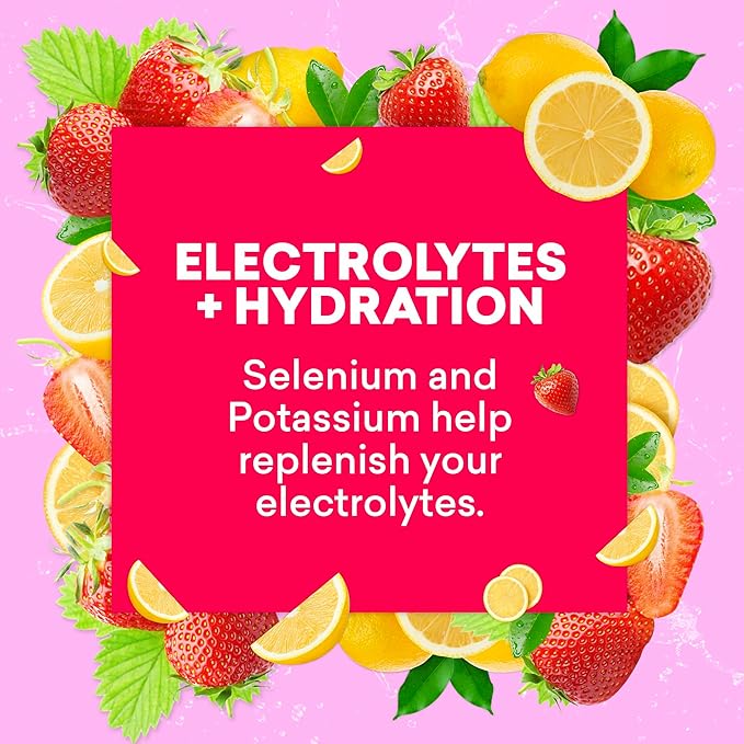 EBOOST SUPER FUEL Healthy Energy Drink - Strawberry Lemonade: 12 Healthy Energy Drinks - Focus &amp Productivity - 110 mg Caffeine + Nootropics &amp Electrolytes - No Sucralose Taurine Artificial