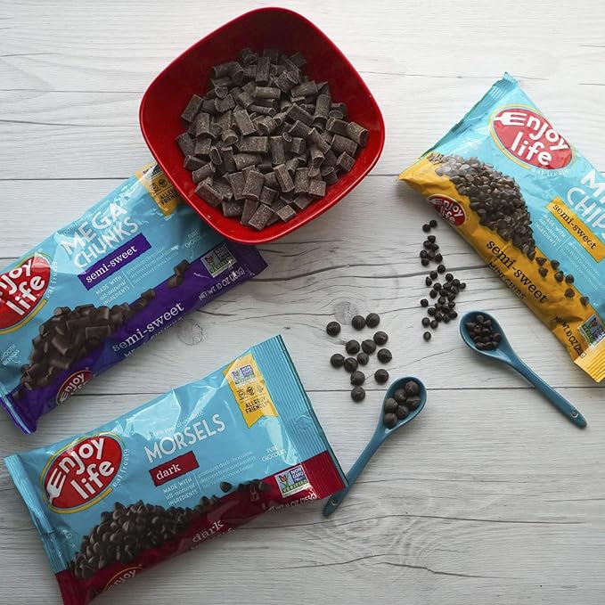 Enjoy Life Semi-sweet Chocolate Mini Chips 10 Ounce Pack of 2