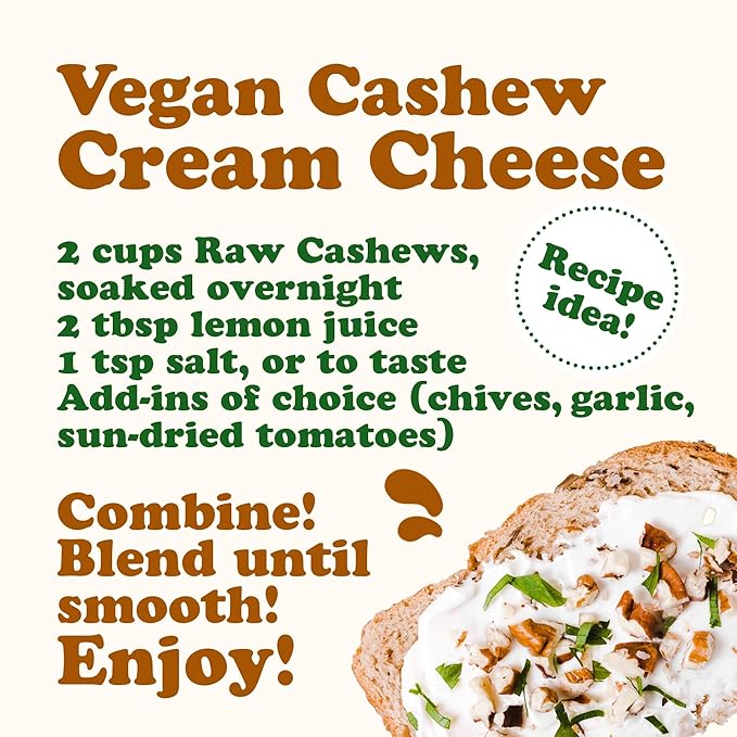 Food to Live - Raw Cashews 10 Pounds Non-GMO Verified Deluxe Whole Nuts Unsalted Unroasted Fancy Snack Size W-320 Kosher Vegan Bulk A good source of Magnesium Phosphorus.