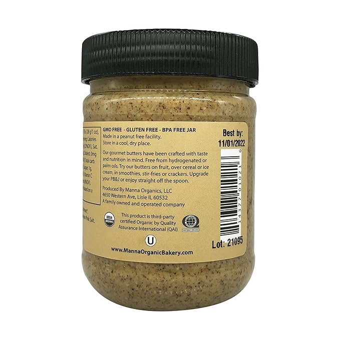 Manna Organics Organic Nut Medley Butter 12 Oz