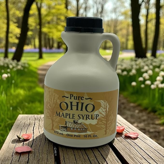 Pure Ohio Maple Syrup Hand Drawn and Gathered No Additives or Preservatives