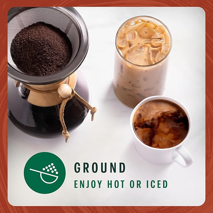 Starbucks Ground Coffee Medium Roast Coffee Fall Blend 100% Arabica Limited Edition 1 Bag (17 Oz)
