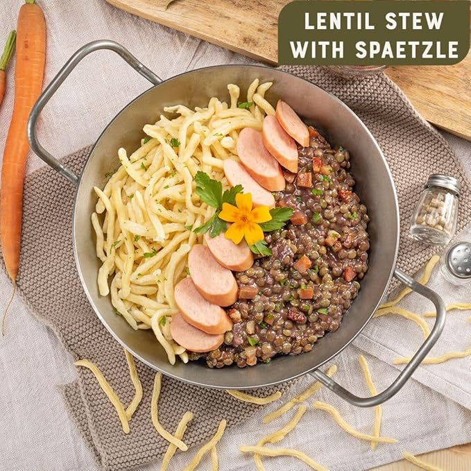 Bechtle Spaetzle Farmer Style Egg Noodles - Traditional German Pasta Authentic Imported from Germany Cage-Free Eggs &amp Durum Wheat Semolina Non-GMO Kosher (17.6oz Pack of 12)