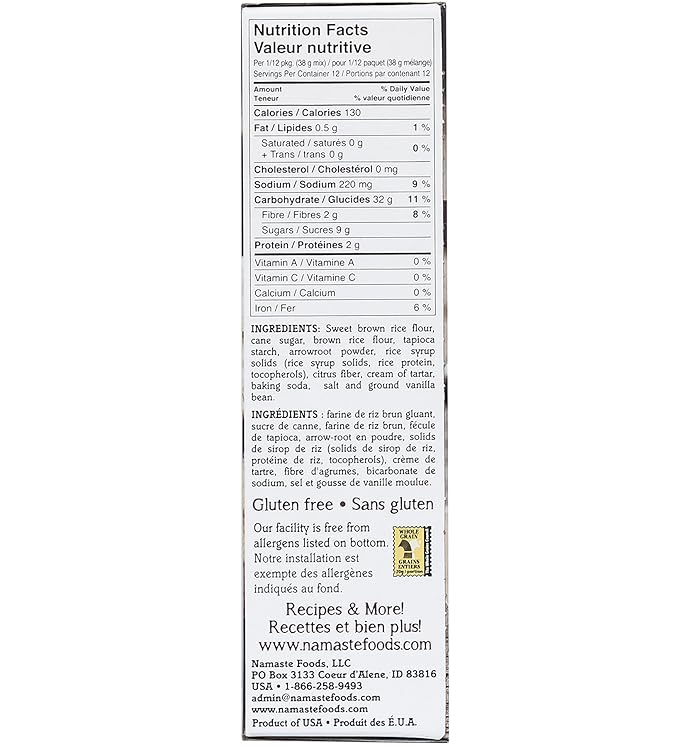 Namaste Foods Gluten Free Muffin &amp Scone Mix 16-Ounce Bags (Pack of 6)