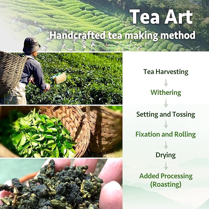 Xin Qing Black Oolong Tea Taiwan Red Oolong Tea Taiwan High Mountain Oolong Tea Loose Oolong Tea 150g/5.3oz