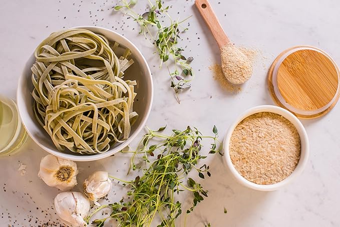 Gloriously Noochy Licious - Premium Vegan Cheese Alternative | Nutritional Yeast Flakes | Non-GMO Gluten-Free Dairy-Free Low-Calorie | Ideal for Vegan Mac &amp Cheese Pizza Sauces &amp More - 1
