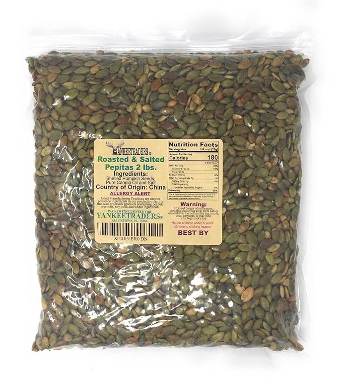 Yankee Traders Brand Pepita / Pumpkin Seeds - Roasted &amp Salted ~ 2 Lbs