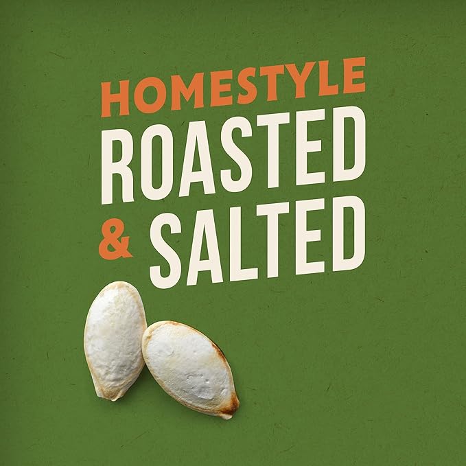 BIGS Pumpkin Seeds Simply Salted Homestyle Flavor 5 oz. (Pack of 12)
