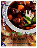 Essence of Lotus Instant Beef Stew Soup Mix — Ready-to-Eat Flavorful Restaurant-Quality Pho broth Made in the US (Beef Stew Soup Mix 6-Pack)