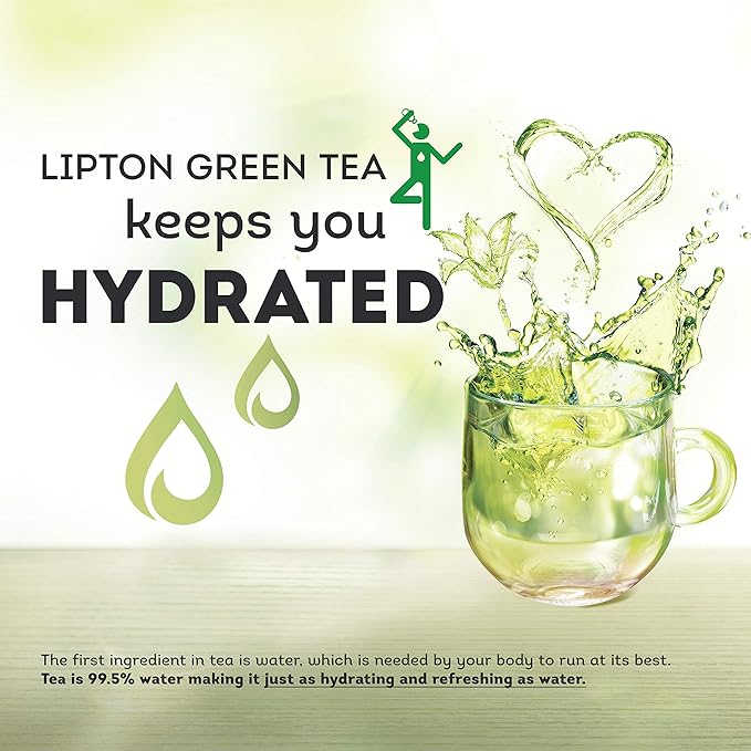 Lipton 100% Natural Green Tea 20 Count (Pack of 6)